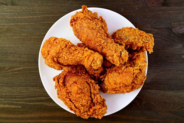 Golden crispy chicken